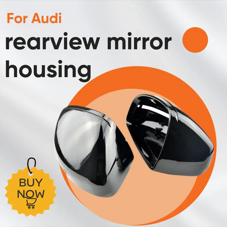 Side Wing Mirror Cover with Carbon Fiber for Audi TT TTS 8J MK2 R8 by InterCyprus Trading Ltd
