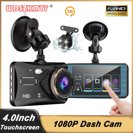4" 1080P Dash Cam with Touch &amp; Parking Monitor