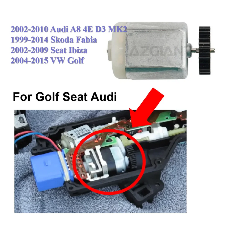 Μηχανισμός Κλειδώματος Πόρτας Εμπρός Αριστερά Δεξιά Εκτελεστής για Seat Ibiza VW Golf Skoda Fabia Audi A8