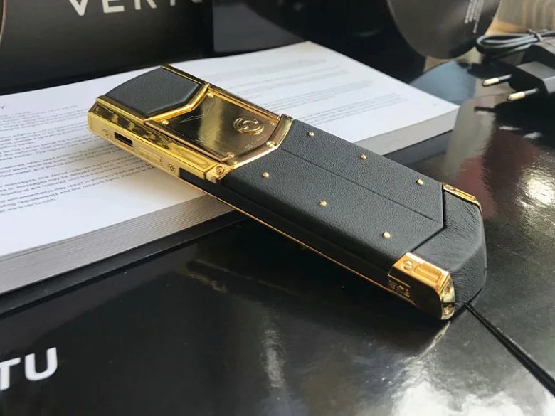 Elegant Metal Signature Senior Phone &ndash; Bluetooth Dialer Gold / Standard