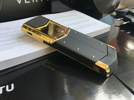 Elegant Metal Signature Senior Phone &ndash; Bluetooth Dialer Gold / Standard