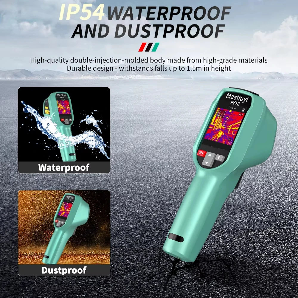 Advanced MASTFUYI Handheld Thermal Imaging Camera with Rechargeable Battery, Waterproof &amp; Dustproof, -20u2103 to 550u2103 Range