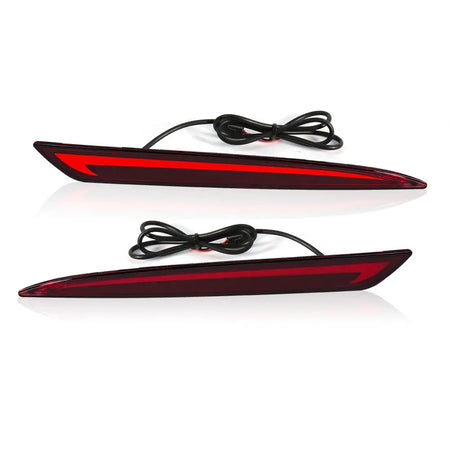 For Ford Mondeo Fusion 2013 2014 2015 2016 2017 2018 LED Rear Bumper Reflector Lights Brake Warning Dynamic Turn Signal Lamp 12V by InterCyprus Trading Ltd