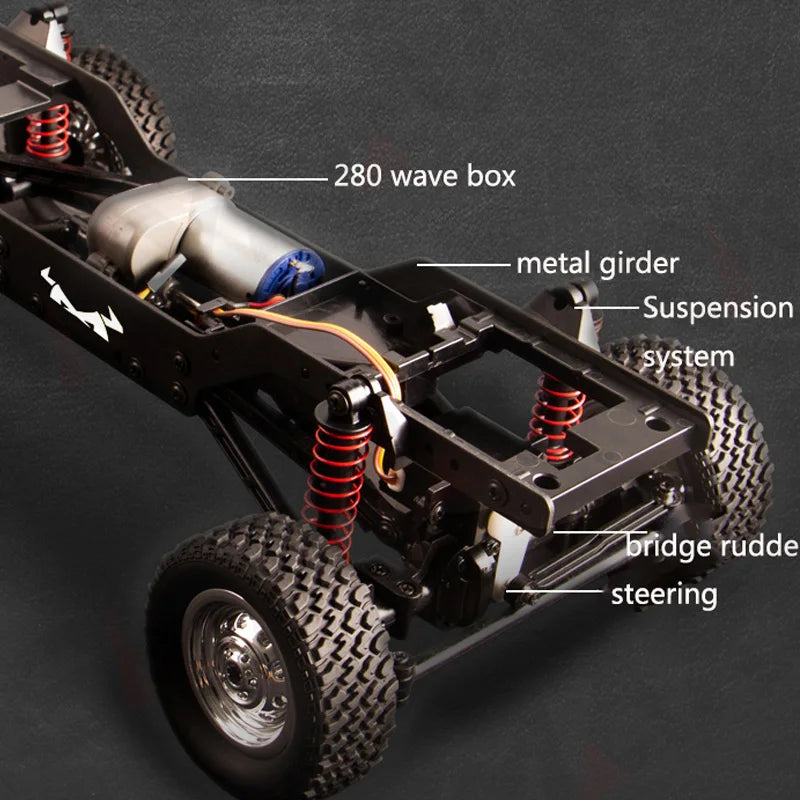 MN78 1:12 Scale Off-Road RC Car - 4WD, Proportional Control, Perfect Gift