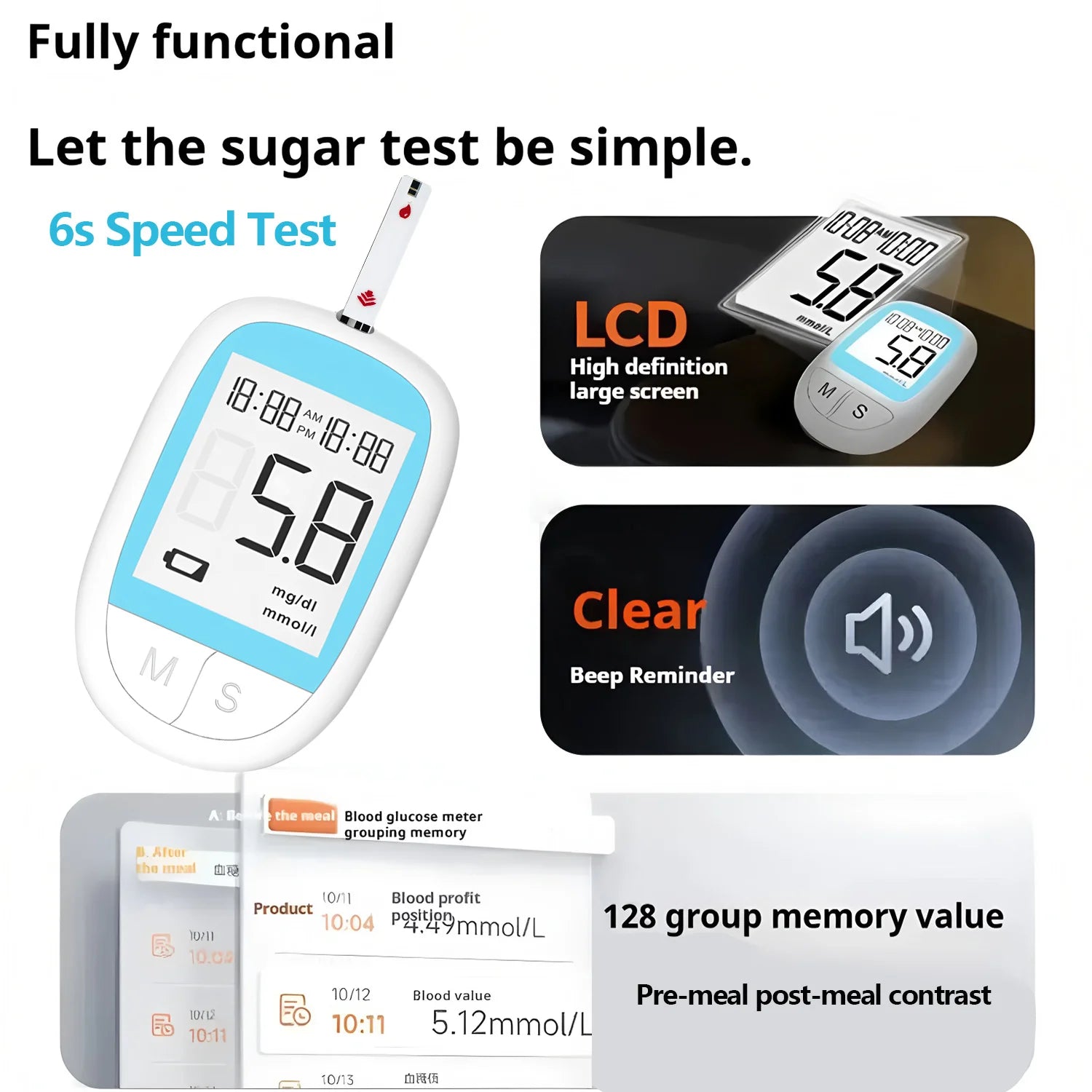 2025 New Medical Glucometer &ndash; Accurate Blood Glucose Monitoring