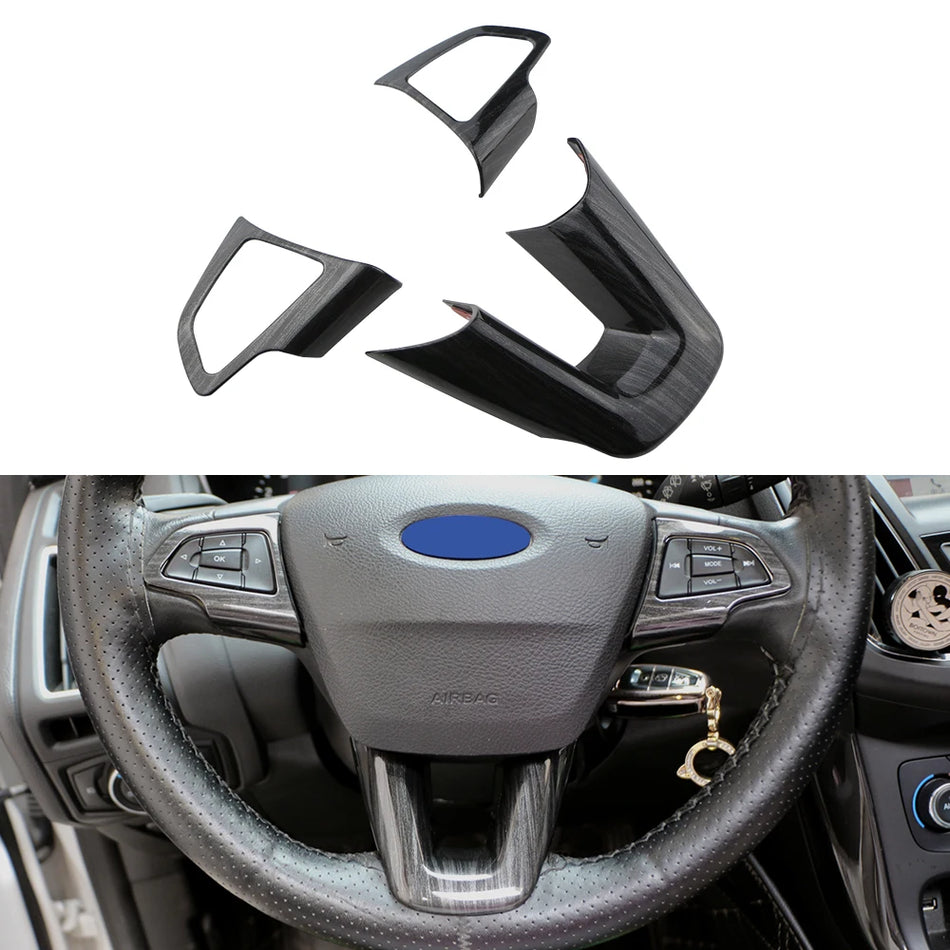 Обвивка за волан за Ford Kuga Escape 2016-2019 с декорация от пайети