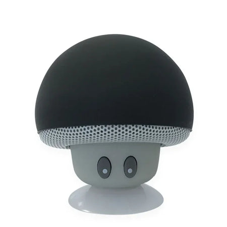 Mini Bluetooth Mushroom Speaker &ndash; Waterproof &amp; Versatile Phone Holder black