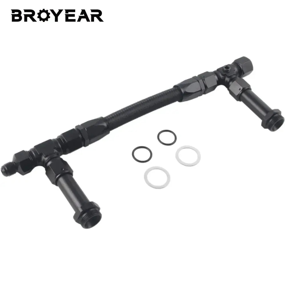 Braided Fuel Line Kit With 8AN Male Flare For Carburetor Engine by InterCyprus Trading Ltd