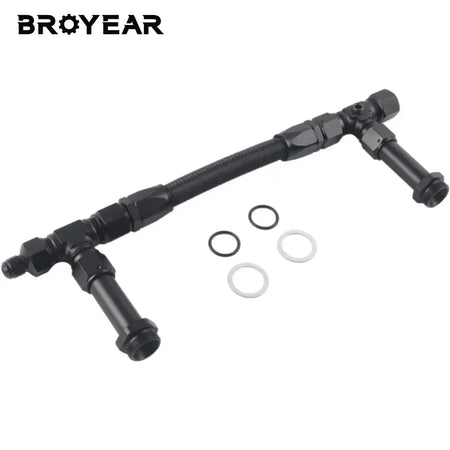 Braided Fuel Line Kit With 8AN Male Flare For Carburetor Engine by InterCyprus Trading Ltd