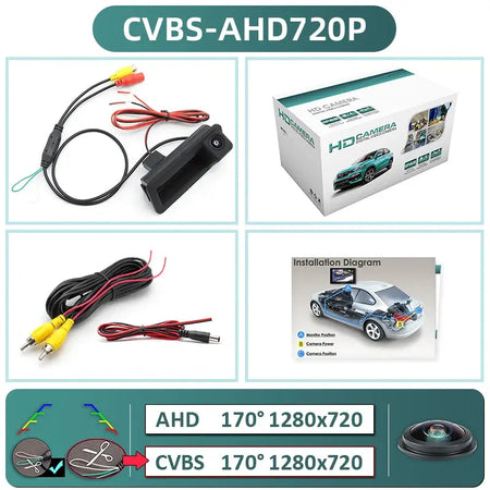 1080P Rear View Camera With Dynamic Lines For Ford MK2 MK4 MK7 C-Max by InterCyprus Trading Ltd