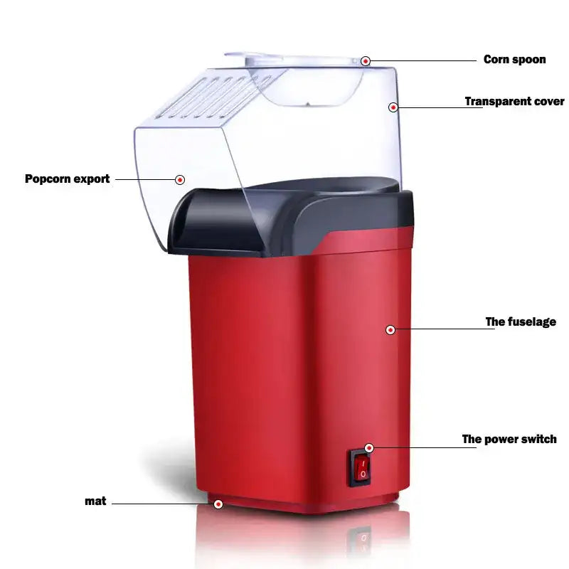 Popcorn Machine Simple Popcorn Makers Mini Popcorn Machine Electric Household Appliance ...