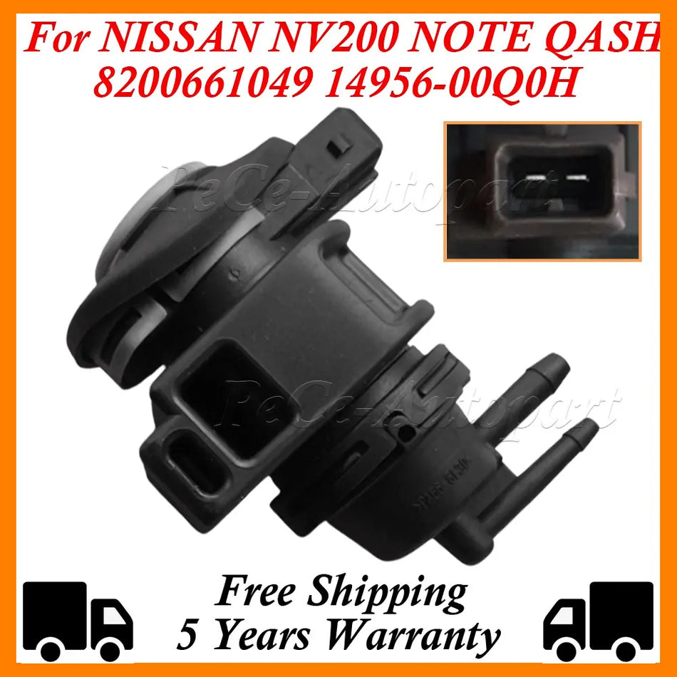Nissan NV200 Note Qashqai X-Trail Renault Clio için turbo basınç selenoid valfi 8200661049