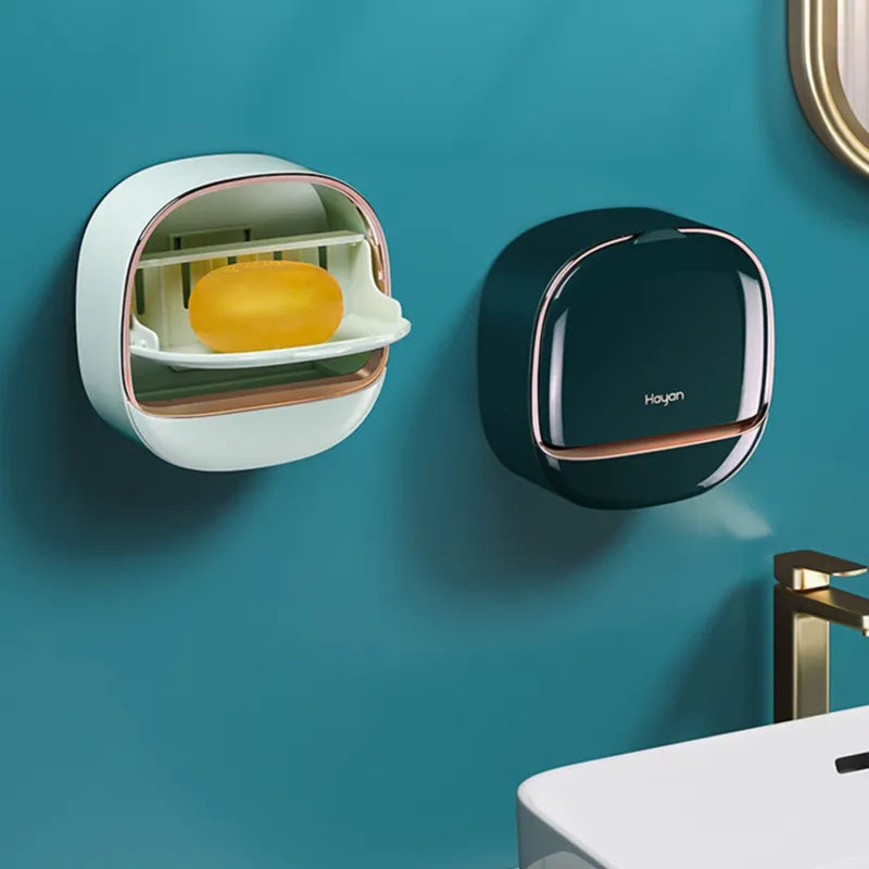 Δημιουργικό μπάνιο σαπούνι τοίχο τοποθετημένο σαπούνι με καπάκι αξεσουάρ μπάνιου σαπουνιού