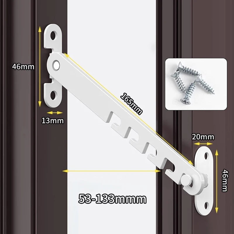 Child Safety Window Lock - Adjustable Metal Restrictor for Baby Protection A3