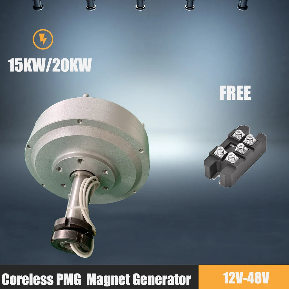 Vertikalus Nuolatinis Maglev Generatorius Vėjo Turbina 12V 48V