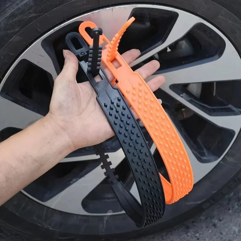 10-1Pcs Car Motorcycle Snow Chains &ndash; Reusable Anti Slip