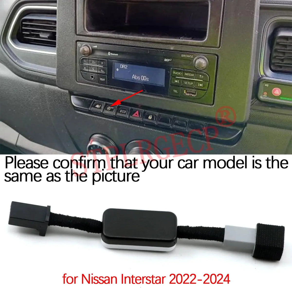 Automatic Stop Start Engine System Off Cable Plug and Play Eliminator for Nissan NV400 2012-2022 Interstar 2022-2024 by InterCyprus Trading Ltd