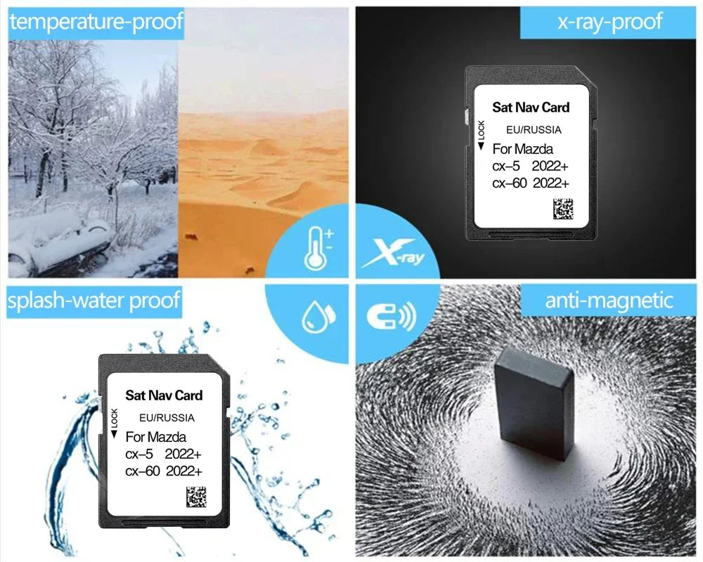 Navinesa 32GB SD Map Card Mazda CX-5 CX-60 &ndash; Europe