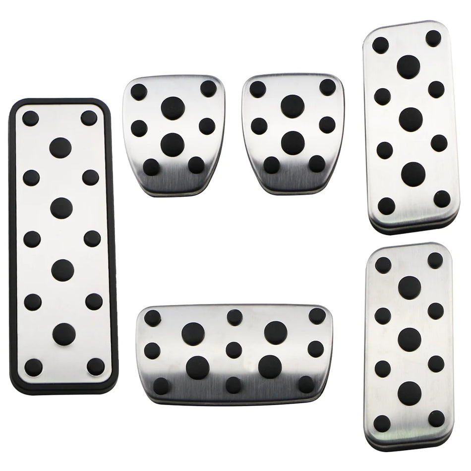 Subaru Forester SG 2003-2005 Pedal Kapakları, Paslanmaz Çelik ve Kauçuk