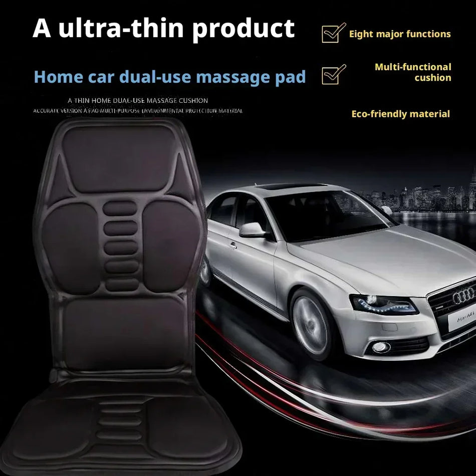 Almofada de Massagem Eléctrica para Costas, Massajador Universal para Cadeira de Carro e Casa