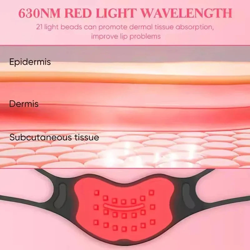 Photon Infrared Red Lights Therapy Lip Mask &ndash; Four Modes