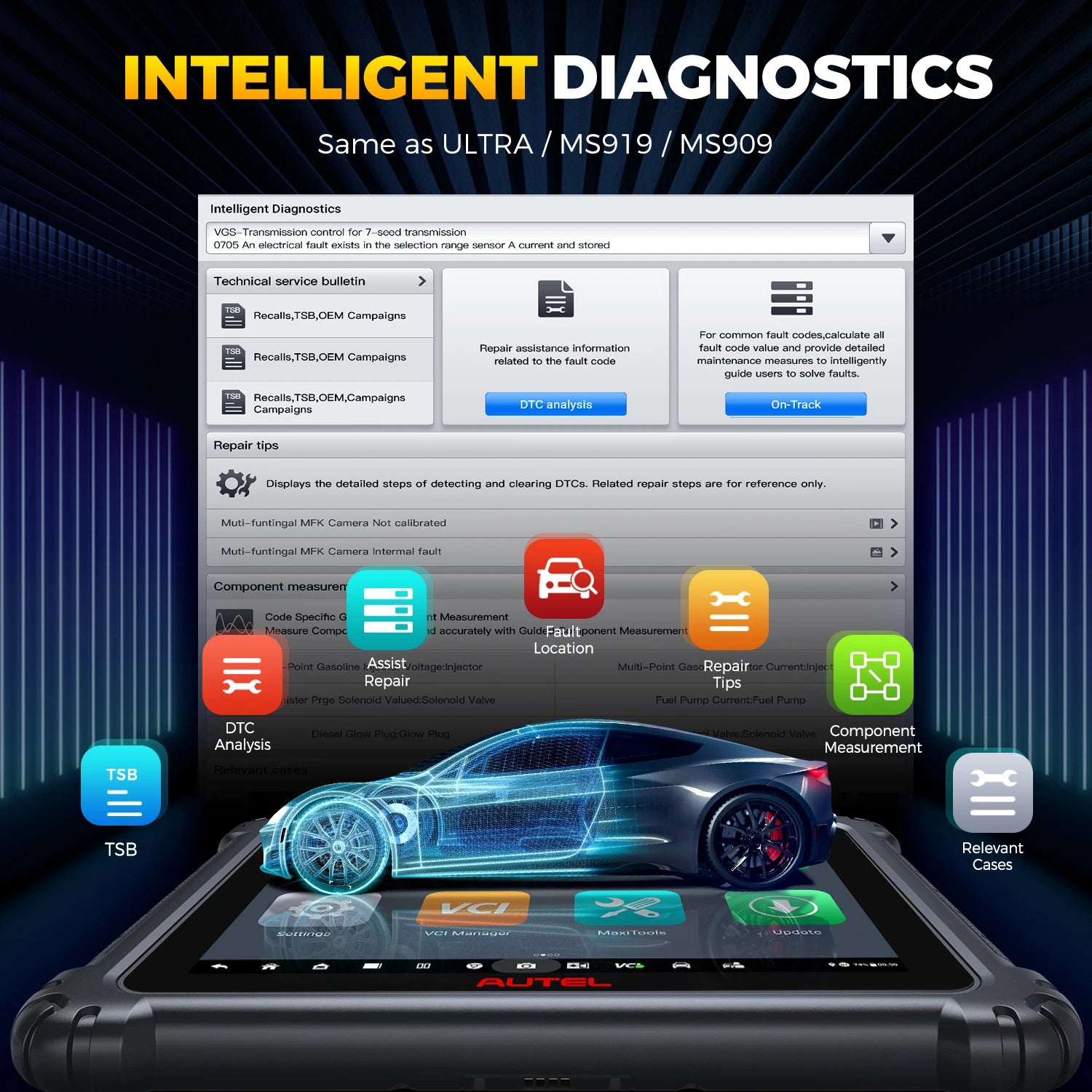 Autel MaxiCOM Ultra Lite S Diagnostic Tablet &ndash; ECU Coding