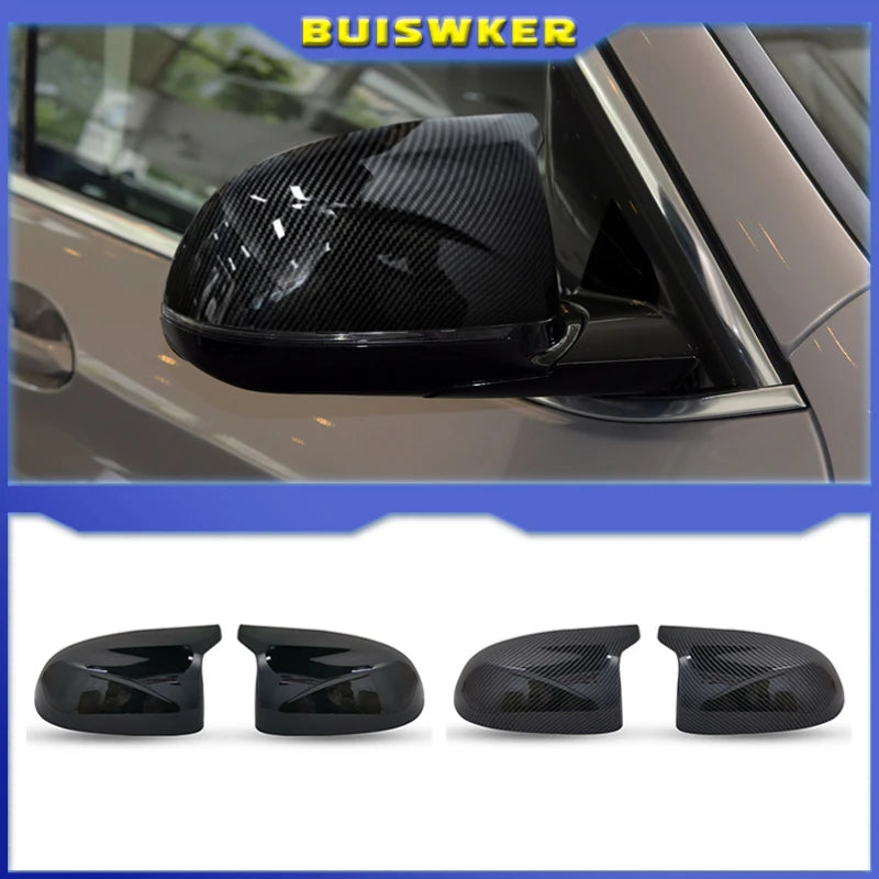 BMW Galinio Vaizdo Veidrodėlio Dangtelis M Stiliaus Juodas Tinka X3 X4 X5 X6 X7
