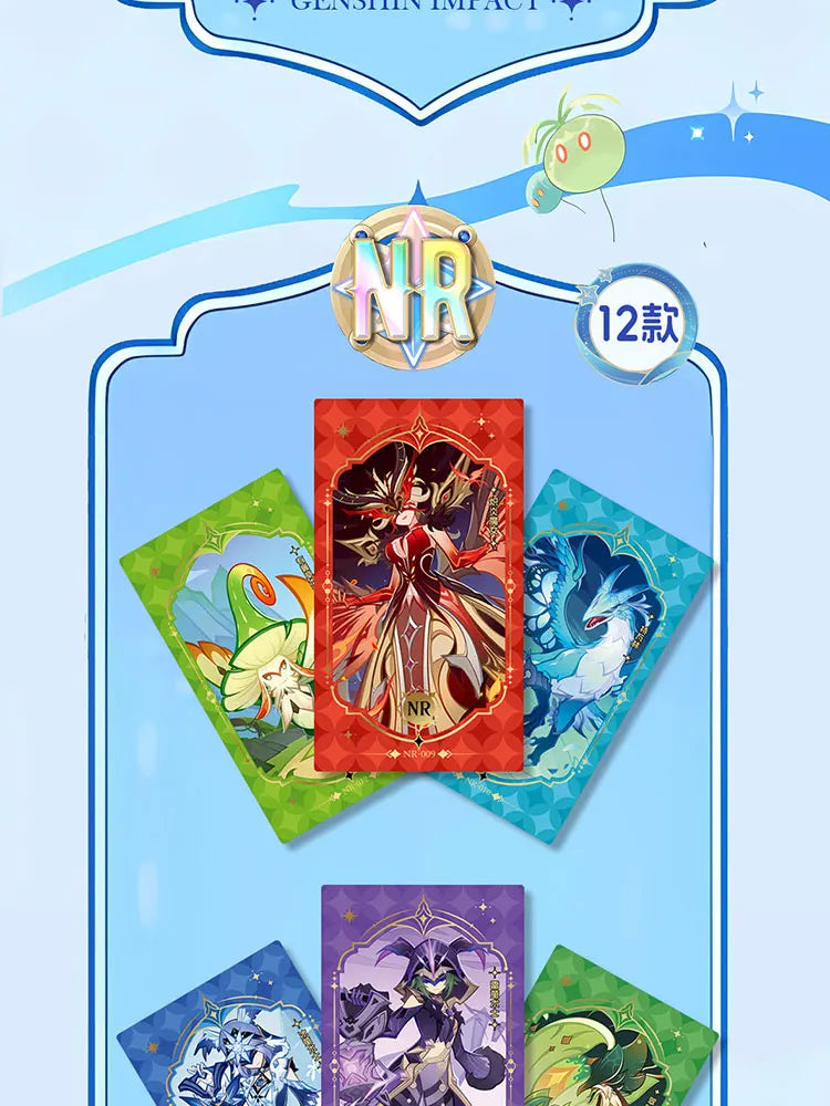 Genshin Impact Collection Cards Set - Anime Card Deck Gift