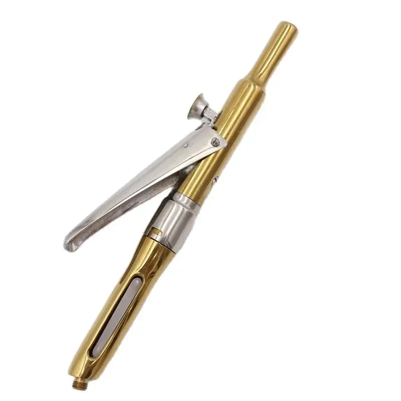 Dental Anesthetic Syringe Stainless Steel &ndash; Autoclavable gold
