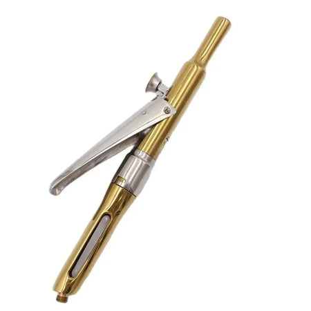 Dental Anesthetic Syringe Stainless Steel &ndash; Autoclavable gold