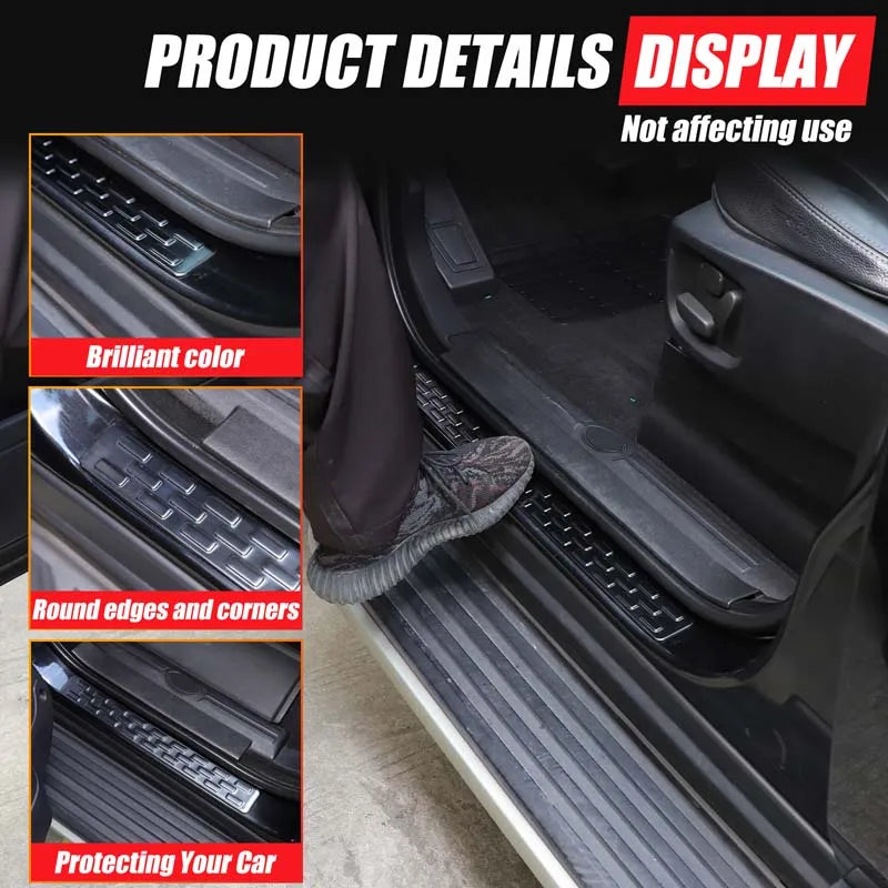 Rostfritt stål ytterdörrslist för LR4 2010 till 2016