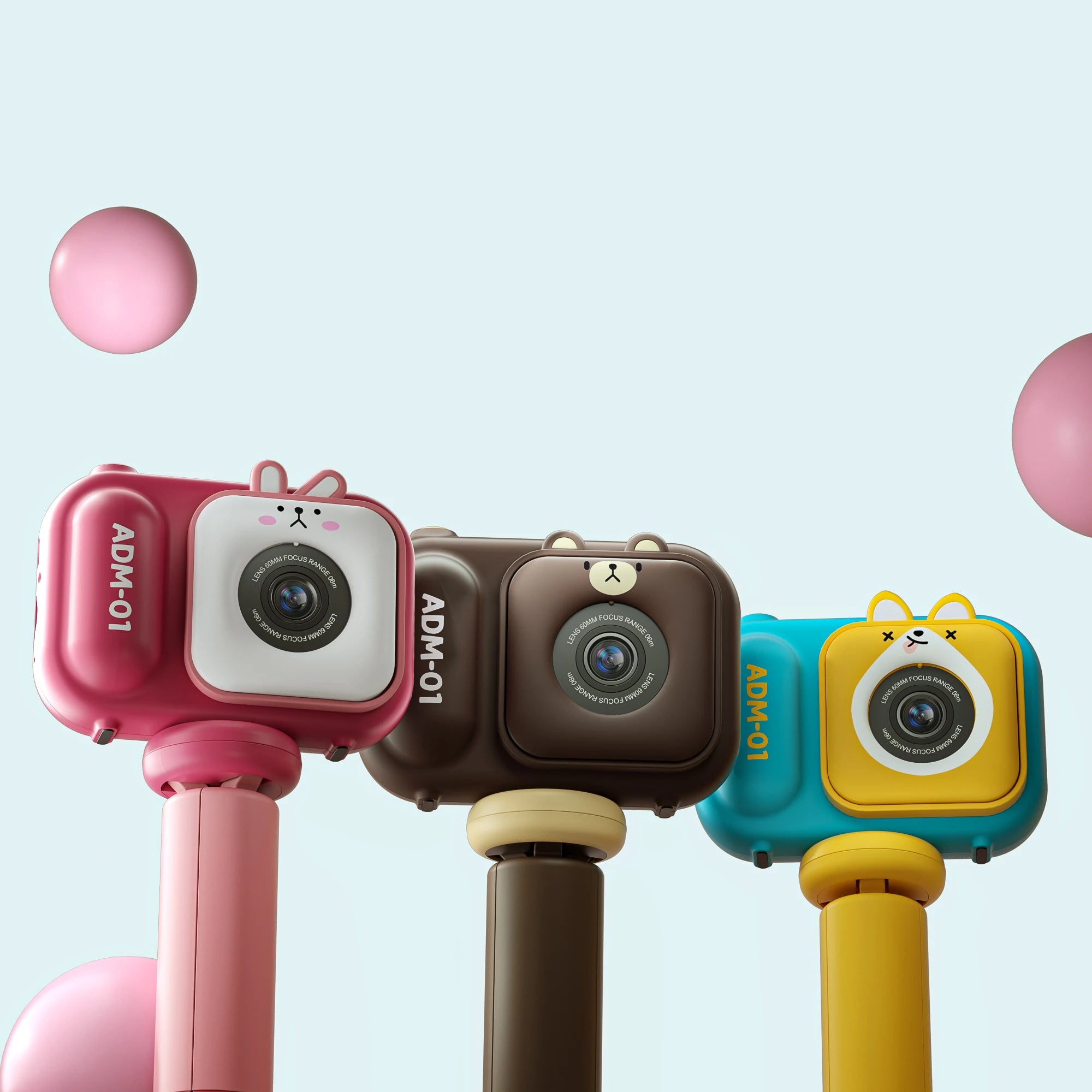 Children Video Camera For Kids - Dual Front And Rear Lenses