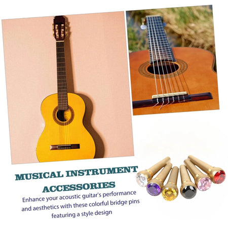 Miwayer 6 Pcs Crystal Gems Pins &ndash; Acoustic Upgrades