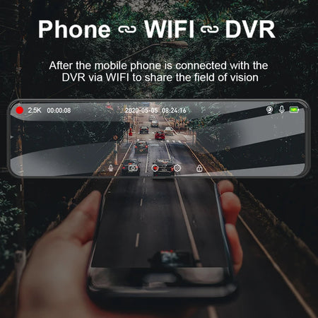 ACCEO A45 CAR DVR &ndash; 11.28 Inch Touch IPS 2.5K Rear Camera