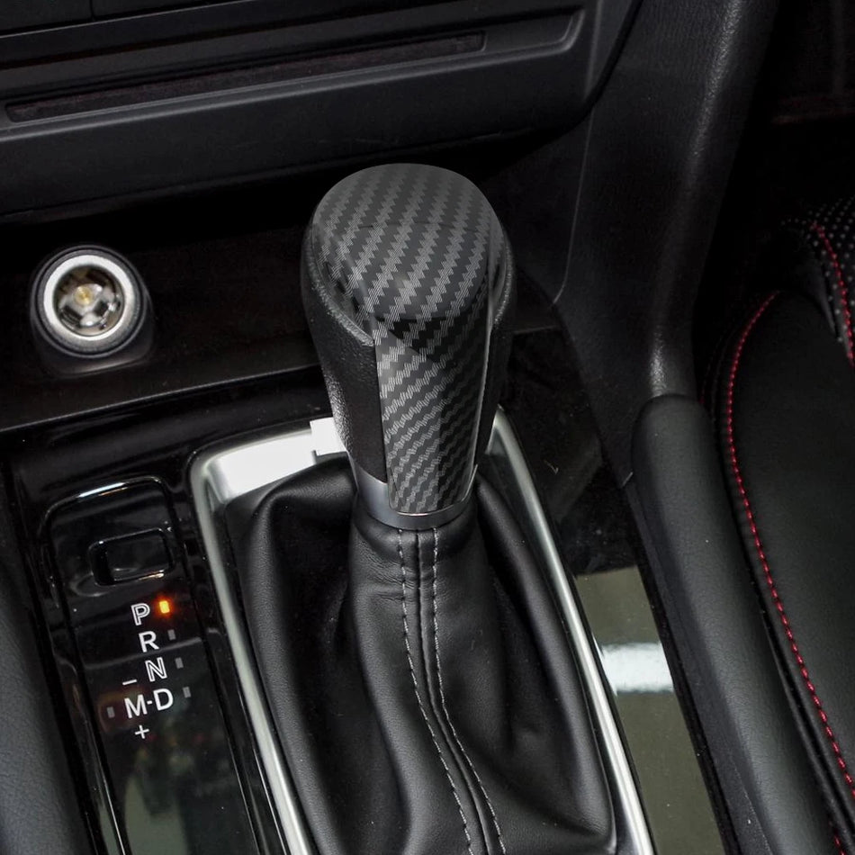 Gear Shift Knob Cover Chrome Trim for Mazda Demio CX3 CX5 Axela 2014-2022 - Interior Accessory