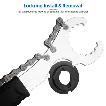 3 In 1 Bike Spanner Tool For Lockring Derailleur Cassette
