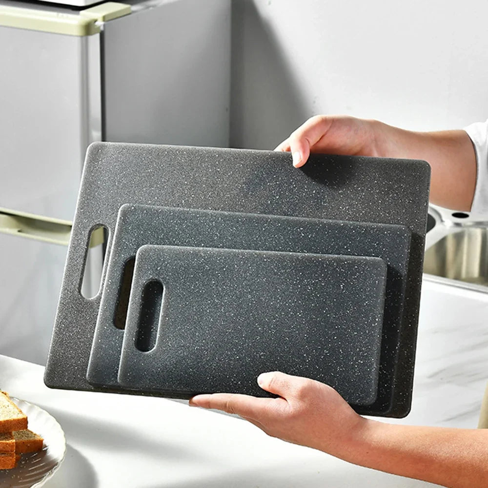 Imitation Stone Grain Plastic Chopping Board &ndash; Durable and Non-Toxic Design