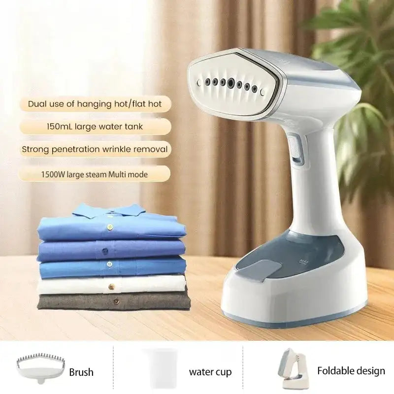 1500W Fast Heat Garment Steamer Foldable Travel Handheld
