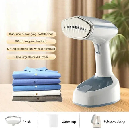 1500W Fast Heat Garment Steamer Foldable Travel Handheld
