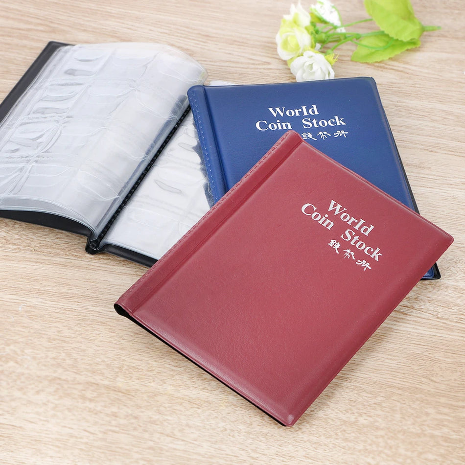 Mini Penny Coin Storage Album with 120 Pockets for Collector