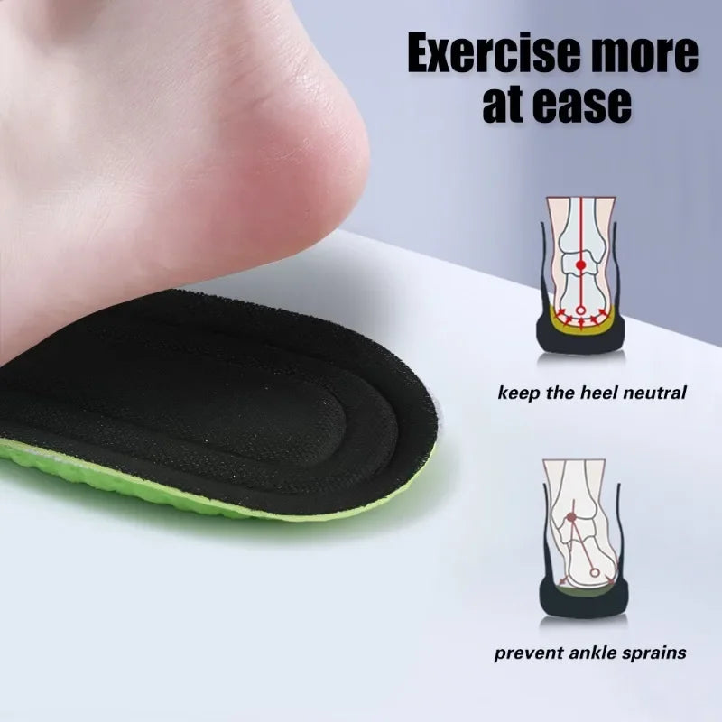 High Elasticity Comfortable Orthopedic Insoles for Men and Women