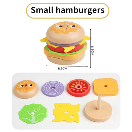 Kids Kitchen Playset &ndash; Wooden Pretend Food For Kids NB185C1