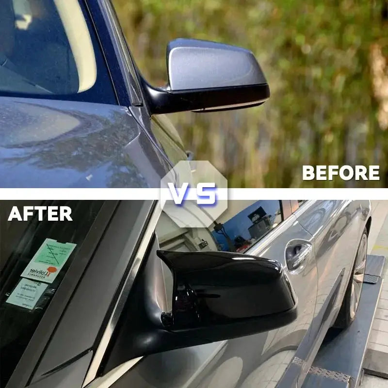 2Pcs Rearview Mirror Caps For BMW 5 6 7 Series E60 E61 E63 E64 Side Wing Rear View Mirror Cover Trim Car Exterior Accessories by InterCyprus Trading Ltd