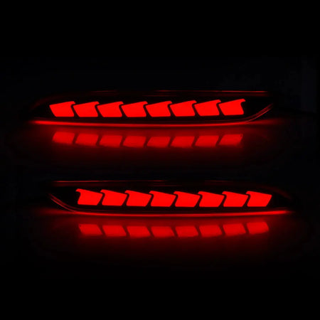 LED Rear Bumper Reflector Light For Chevrolet Cavalier 2020 2021 2022 Brake Warning Dynamic Turn Signal Lamp Car Accessories 12V by InterCyprus Trading Ltd