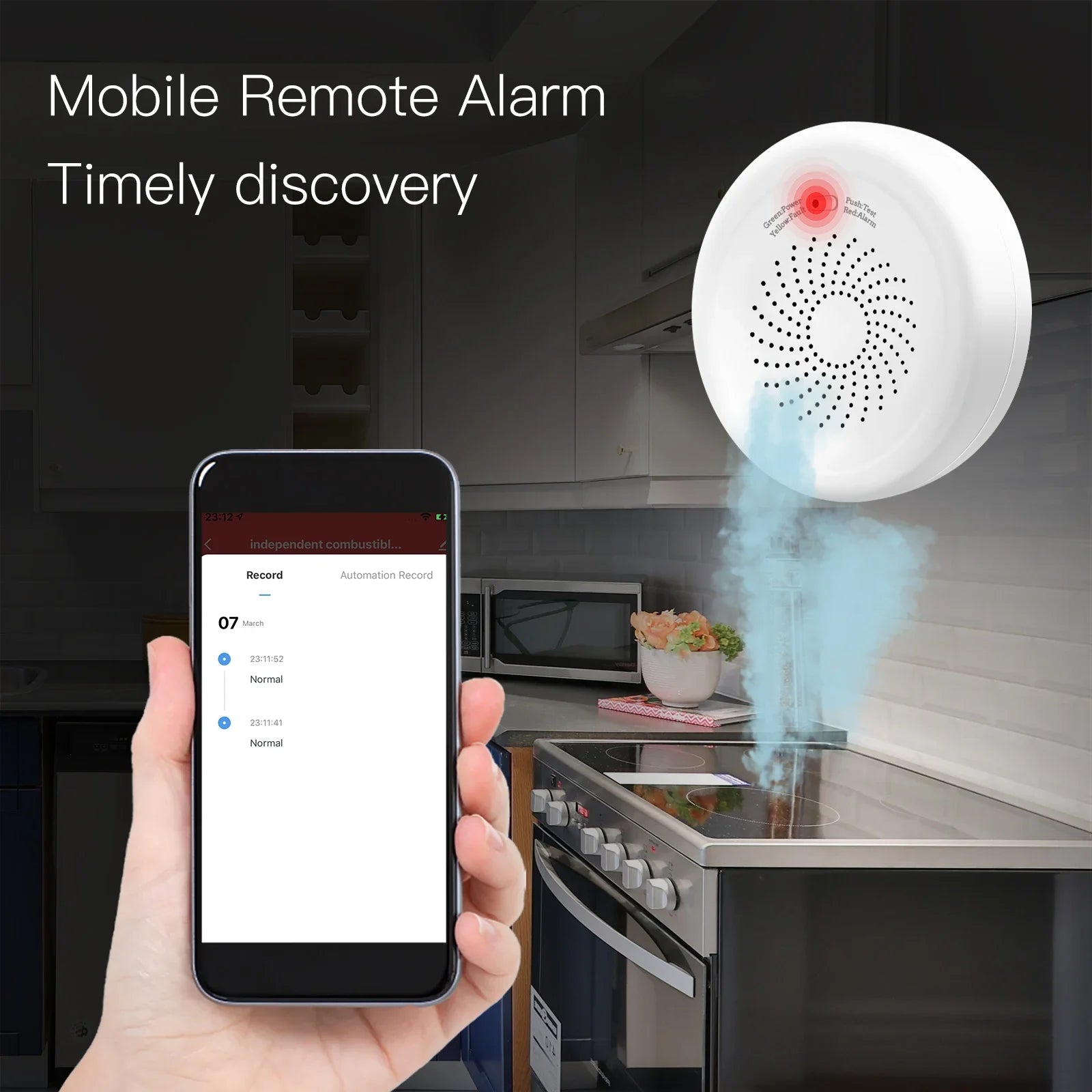 MOES Smart ZigBee Gas Leakage Detector &ndash; Smart Life App