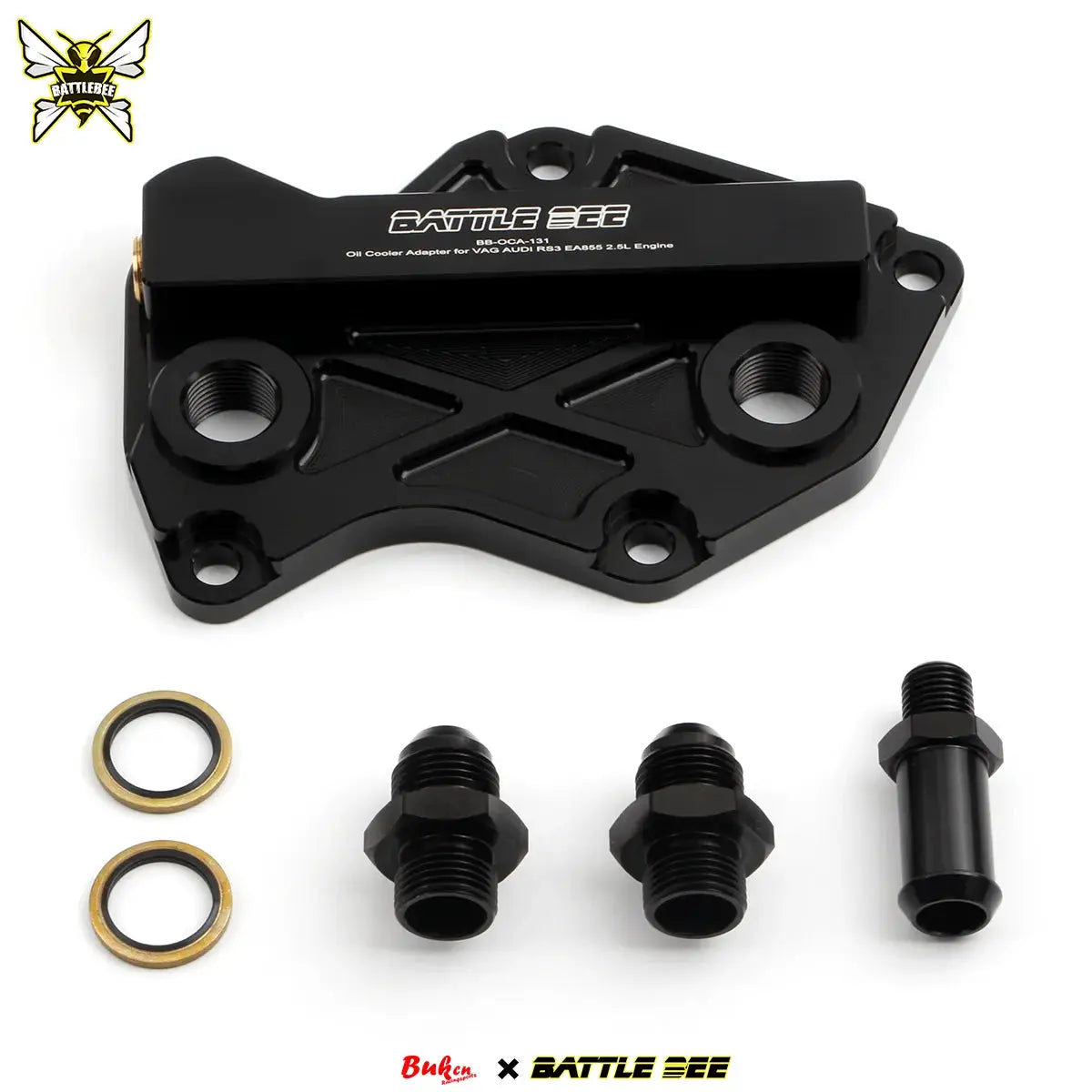 Auto Accessories Oil Cooler Adapter Car Performance Modification Radiator For Audi TT RS3 8J 8V 2.5 TFSI EA855 BB-OCA-131 by InterCyprus Trading Ltd