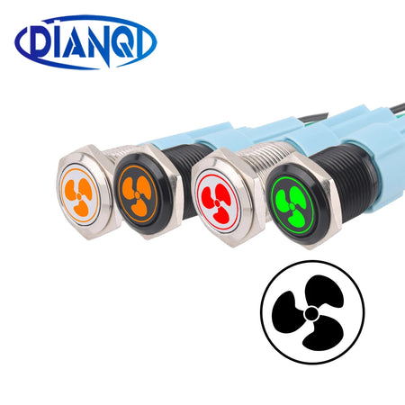 DIANQI Metal Push Button Switch &ndash; Durable Stainless Steel Construction