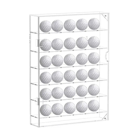 Golf Club Display Case 2025 Model &ndash; Wall Mounted Acrylic Design 30 holes Have gates