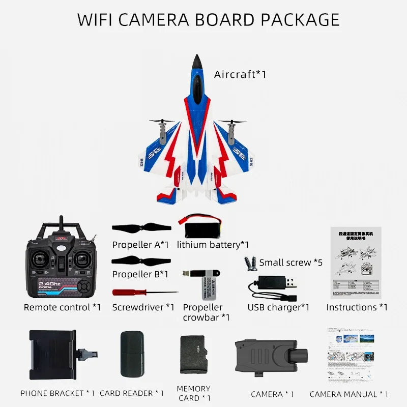 F22 RC Foam Plane &ndash; Ultra Stable Flight With 4K Camera SG F22 with 4K