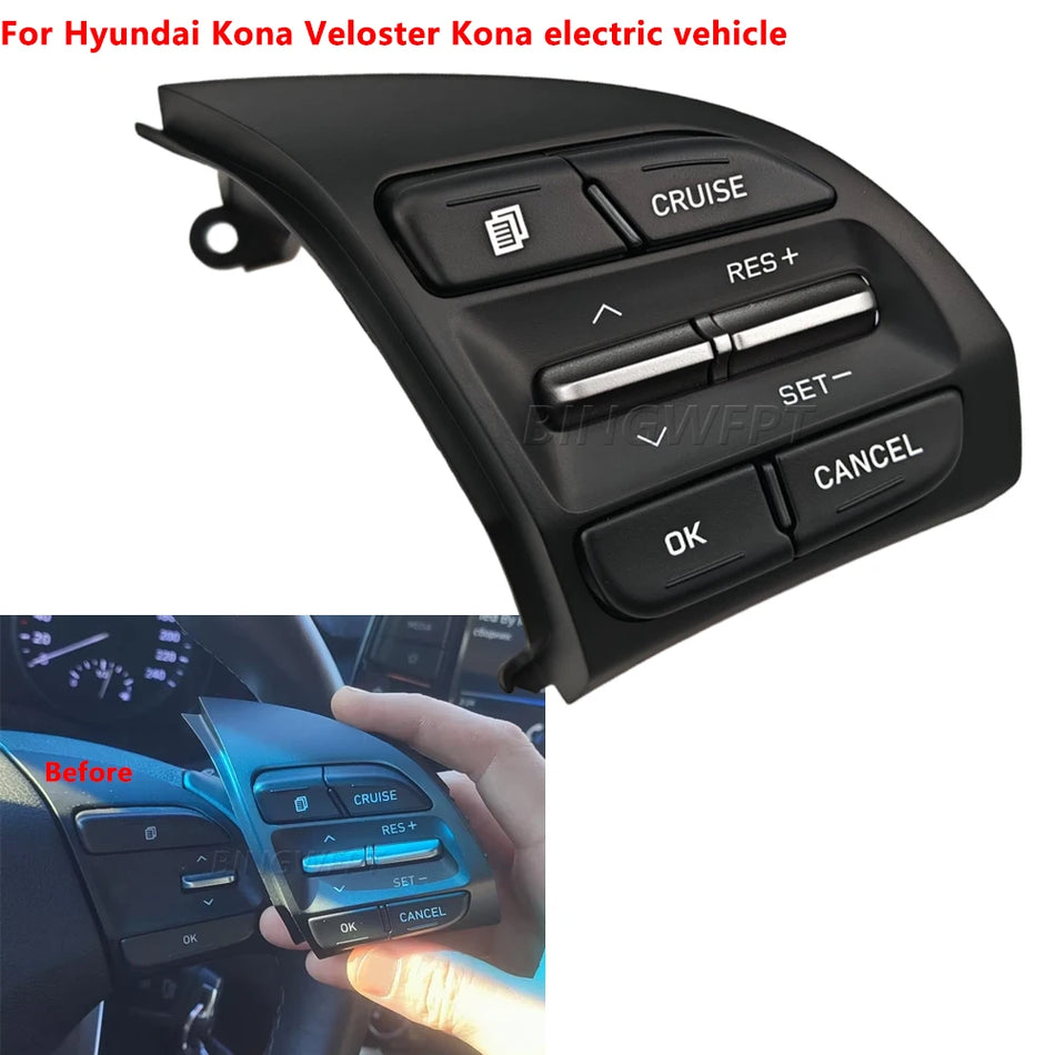 High Quality For Hyundai Kona Veloster Kona Electric Vehicle Right Cruise Control Steering Wheel Push Button Switch 96720-J9110T